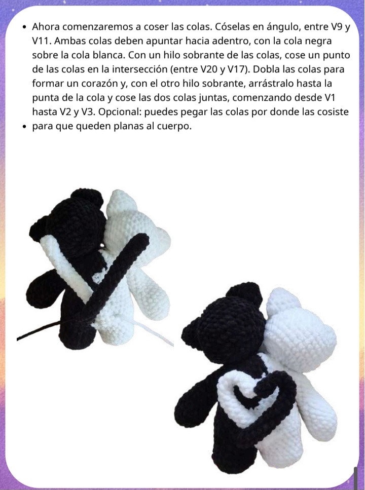 Gatitos de Sol y Luna en Amigurumi