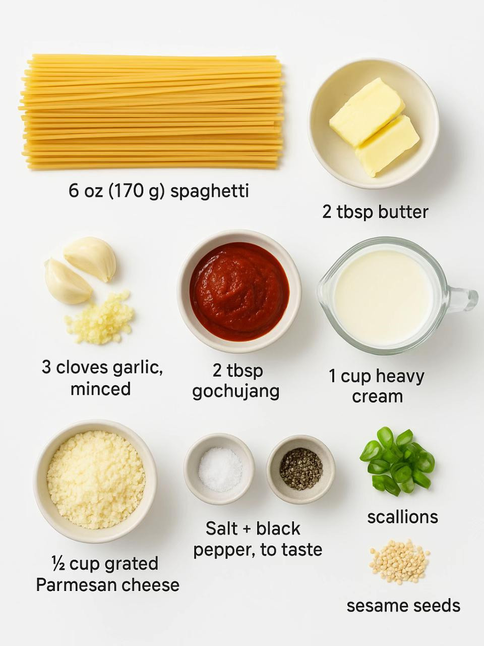 Gochujang Cream Pasta