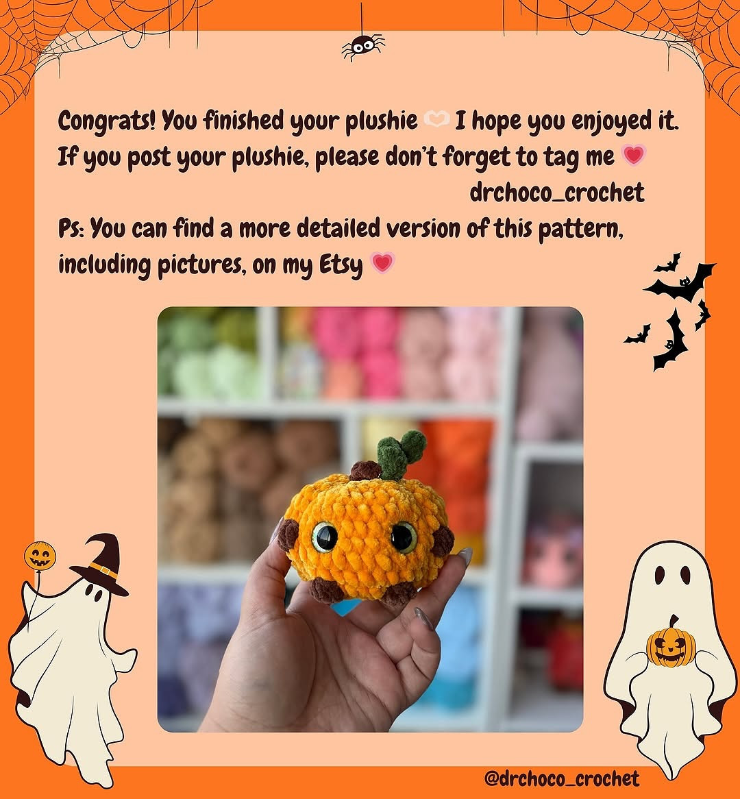 Halloween Crochet Pattern: Create Your Own Pumpkin Boy Plushie