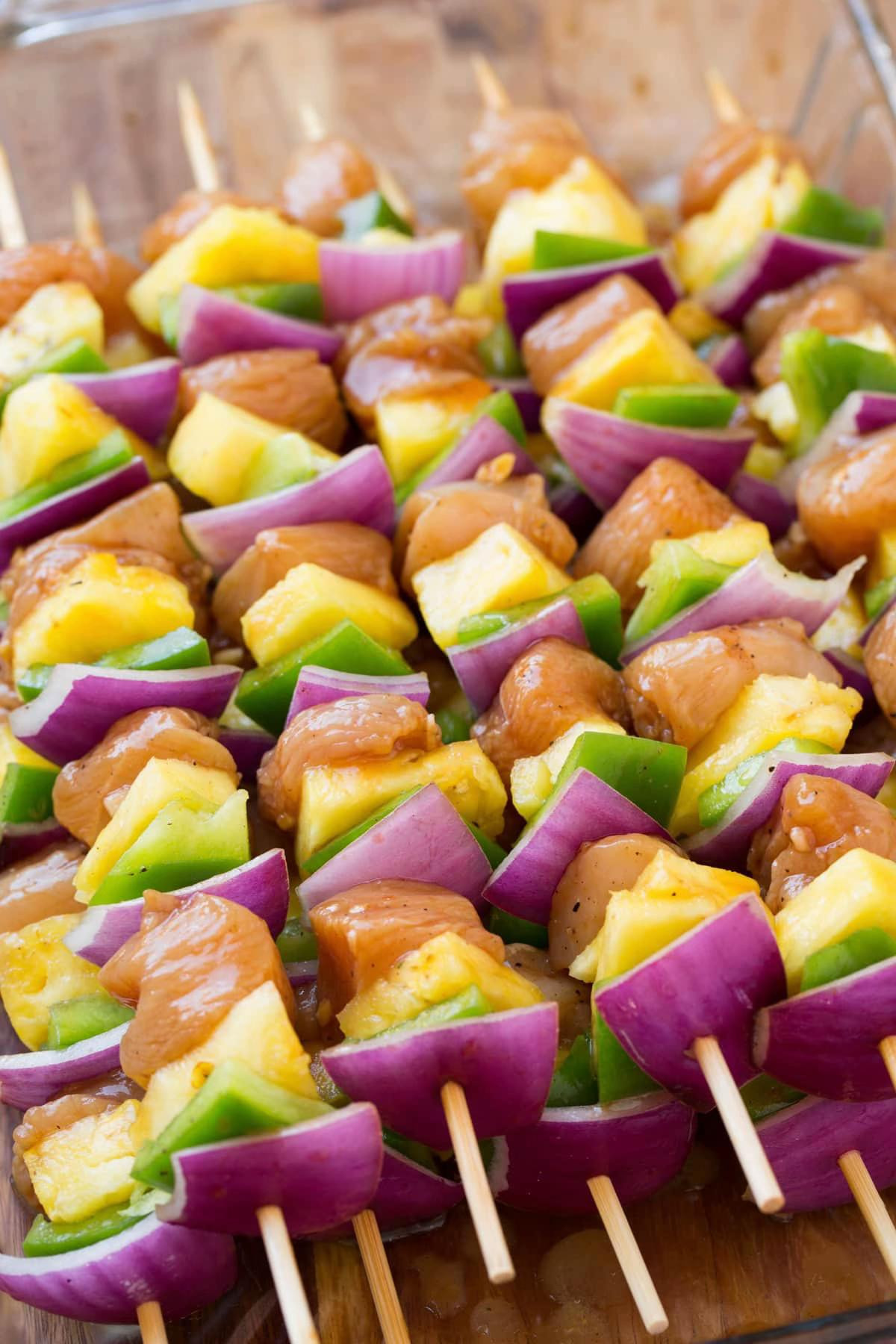 Hawaiian Chicken Kebabs