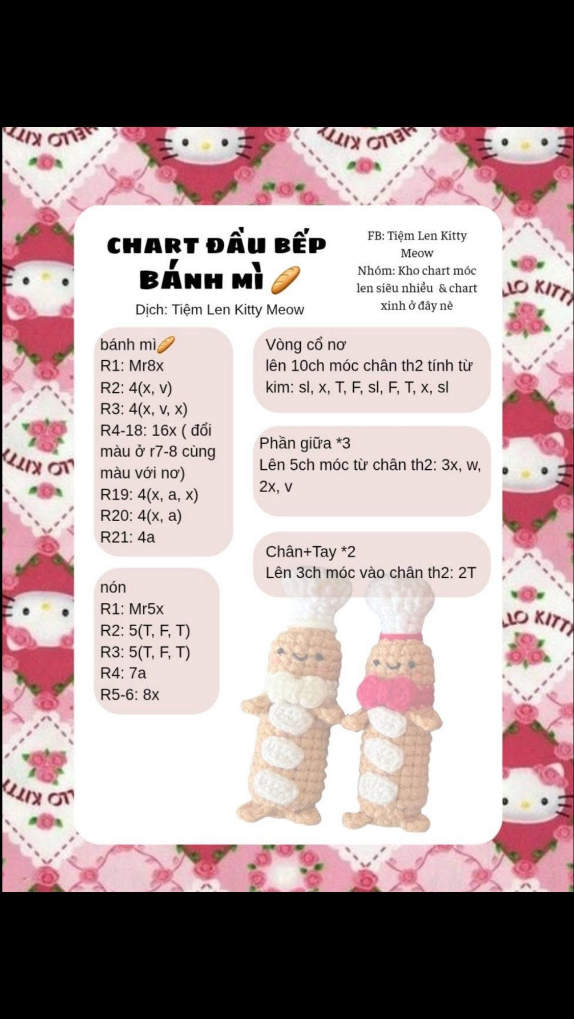 hello kitty tổng hợp, đầu bếp bánh mì.