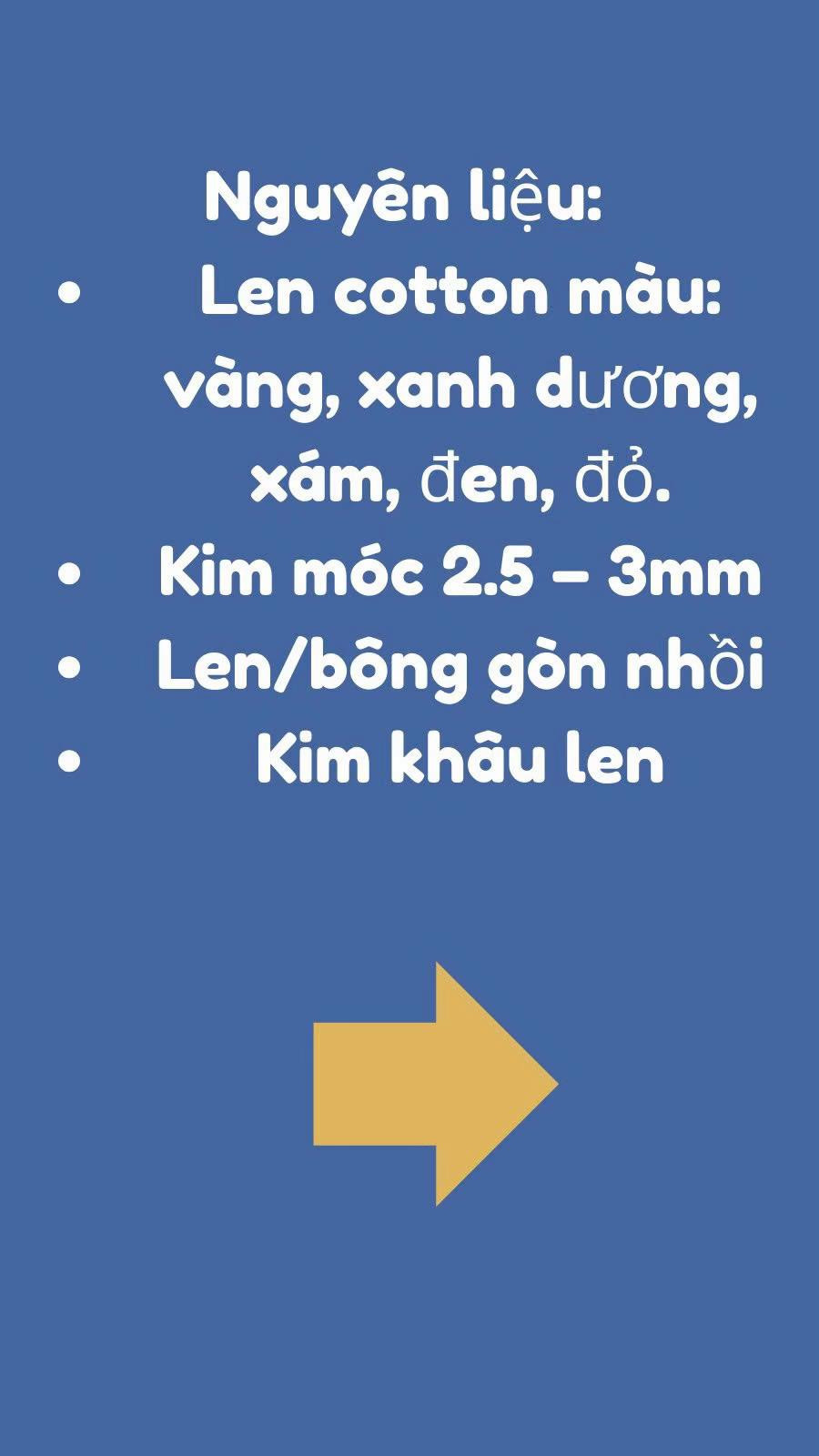 Hướng dẫn móc len minion dễ thương cho người mới bắt đầu