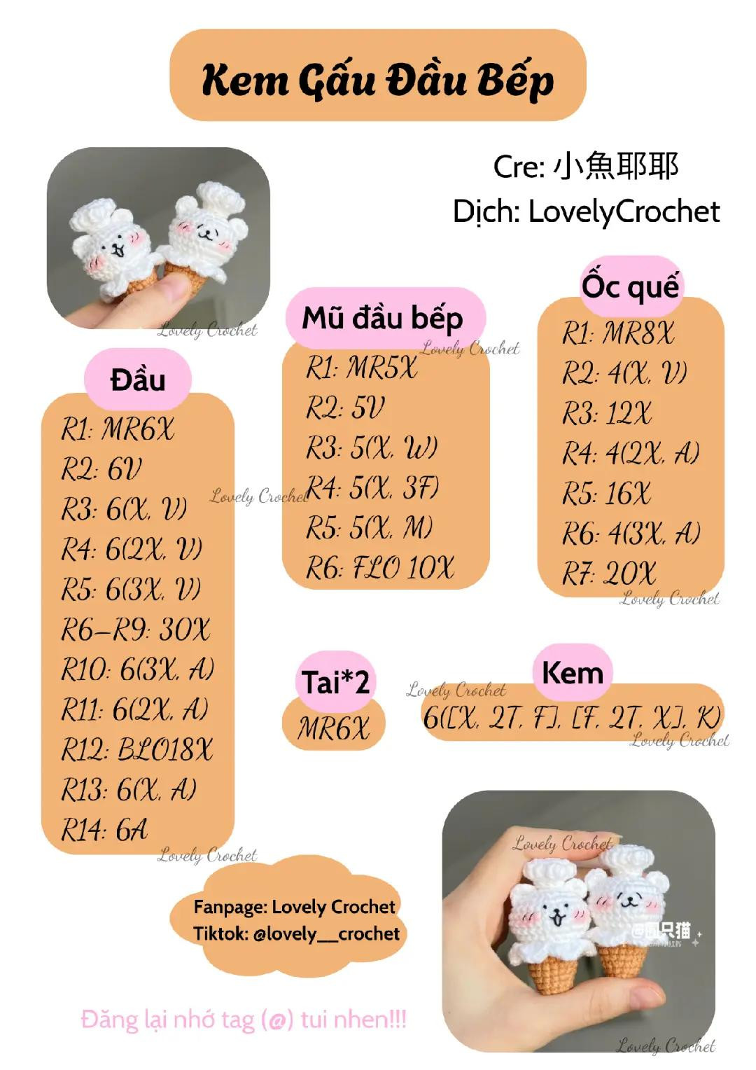 Kem Gấu Đầu Bếp
