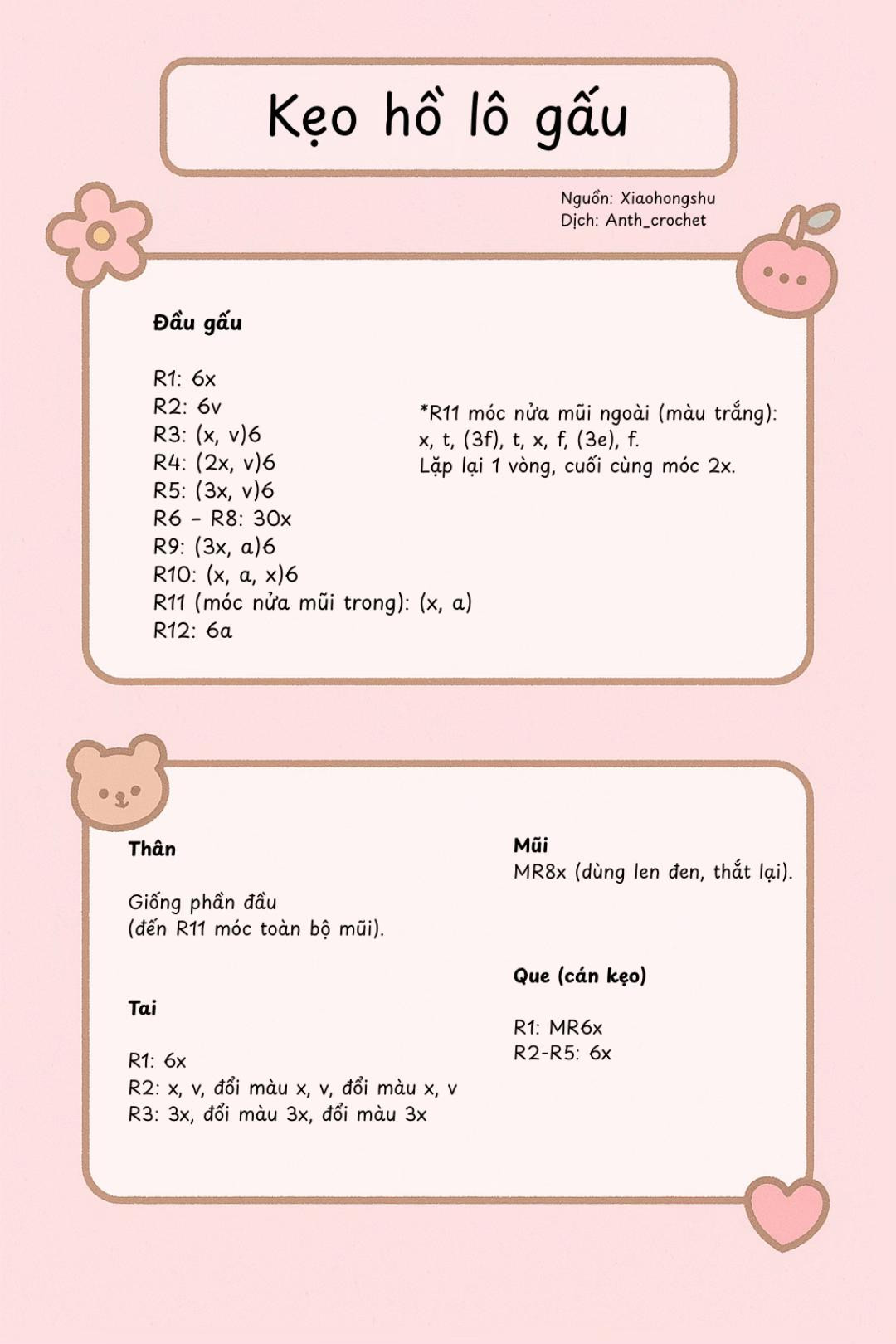 kẹo hồ lô gấu