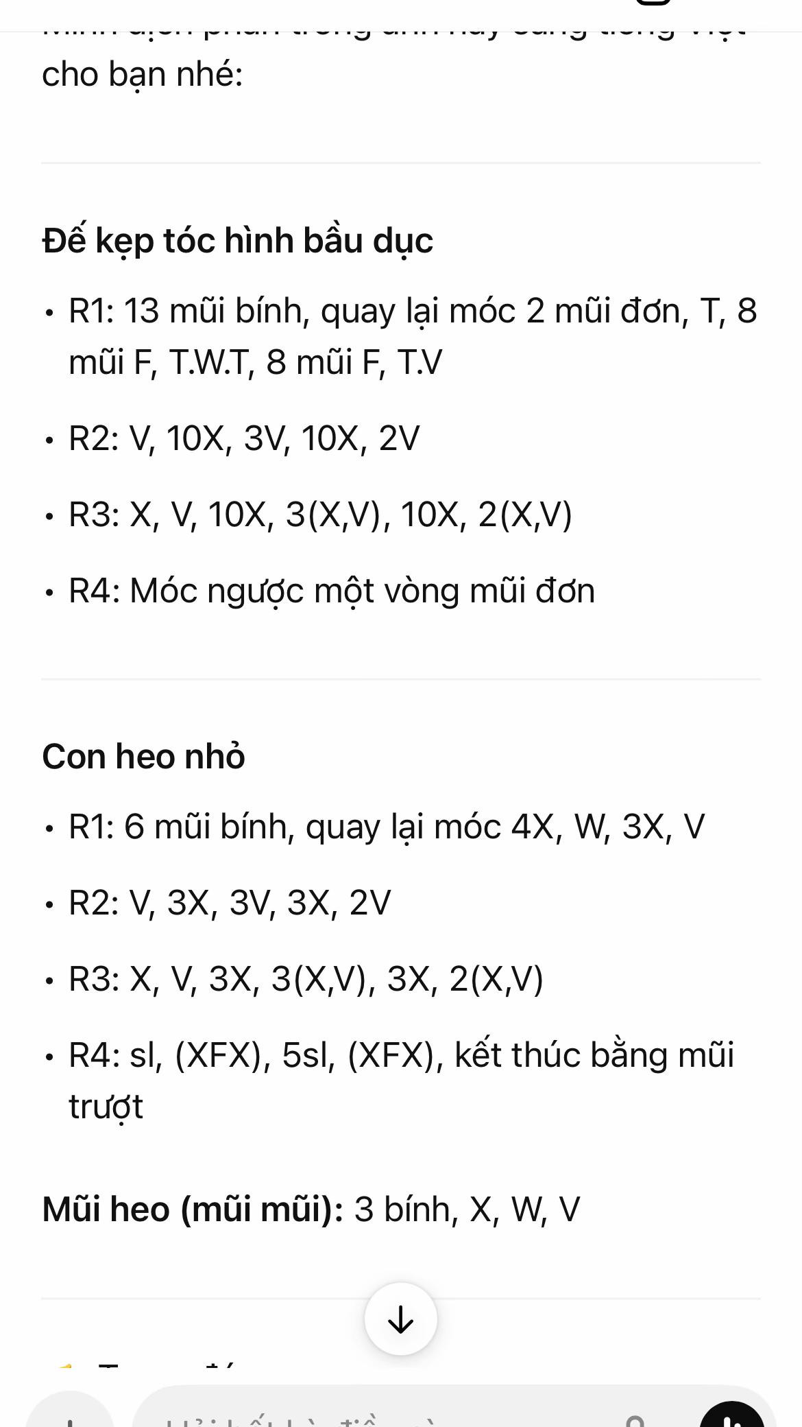 Kẹp tóc heo hình bầu dục