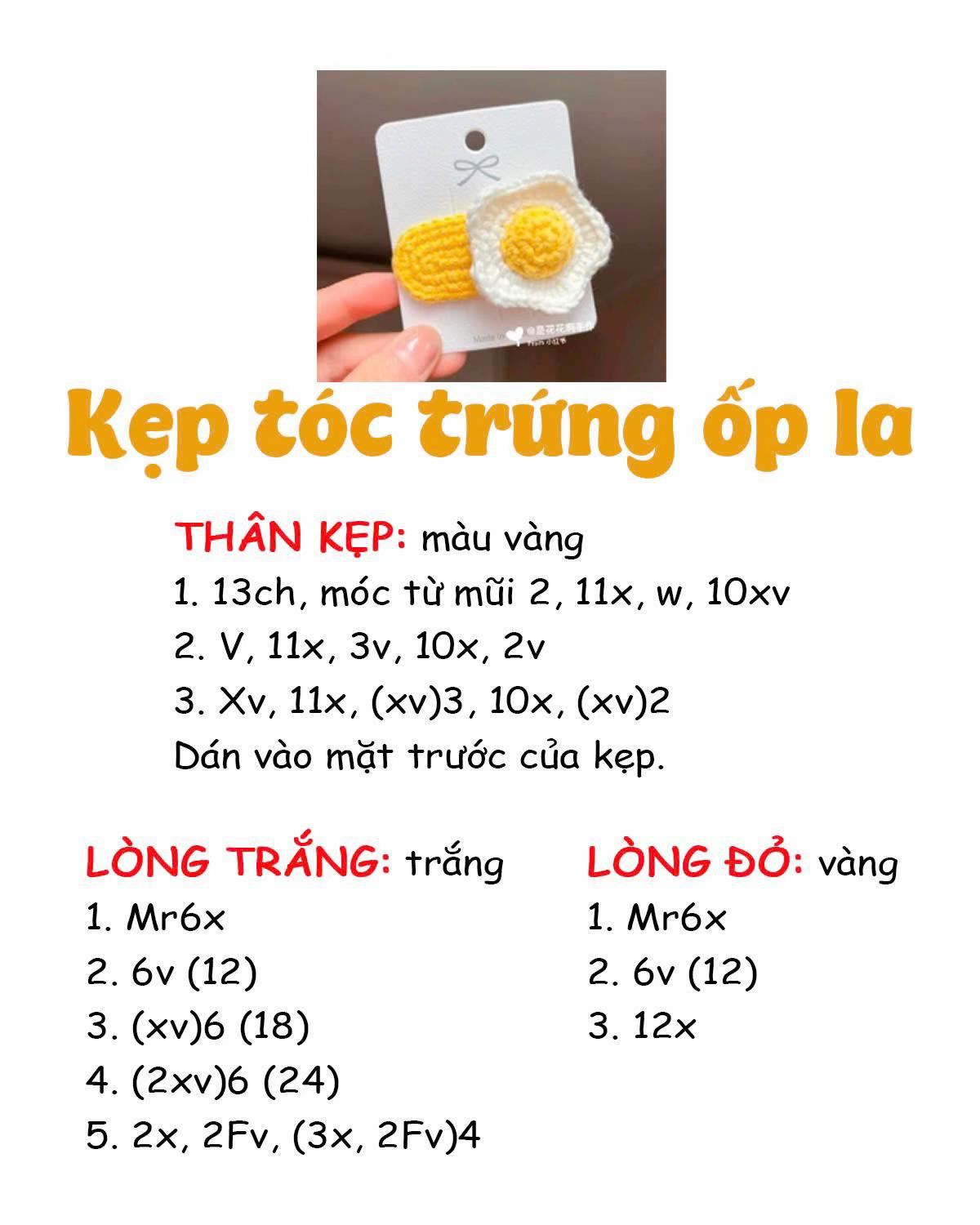 kẹp tóc heo hồng, kẹp tóc trứng ốp la, kẹp tóc ếch mắt to, kẹp tóc dưa hấu.