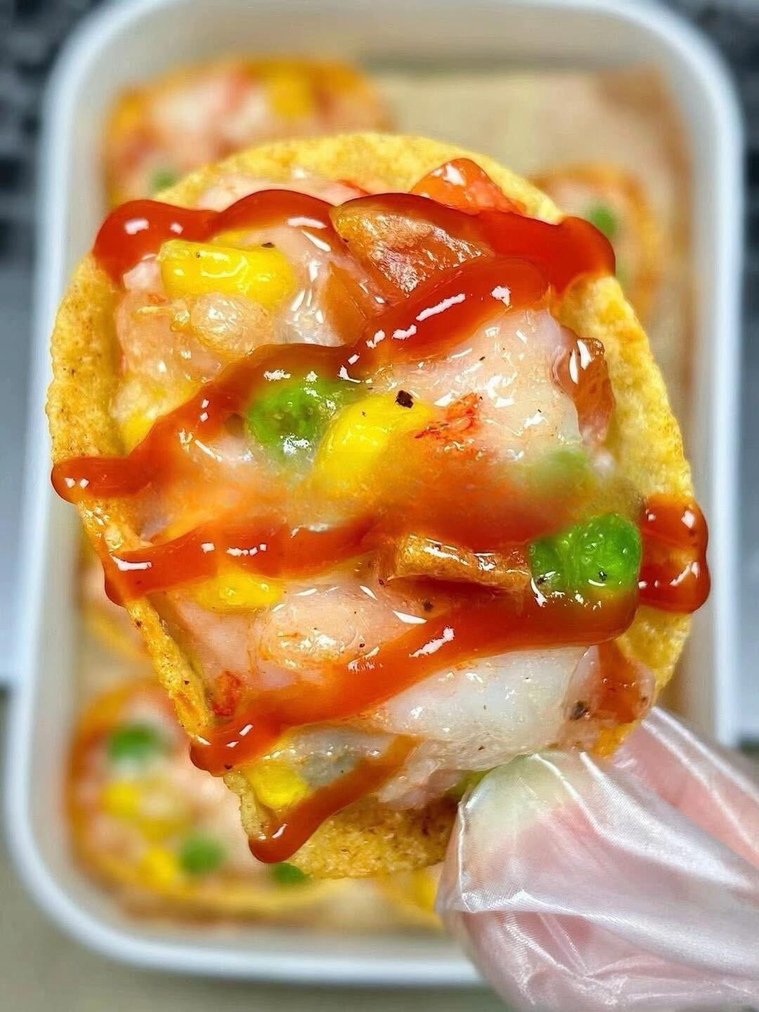 🥔KHOAI TÂY KẸP NHÂN TÔM RAU CỦ NƯỚNG GIÒN BẰNG NỒI CHIÊN KHÔNG DẦU 🦐