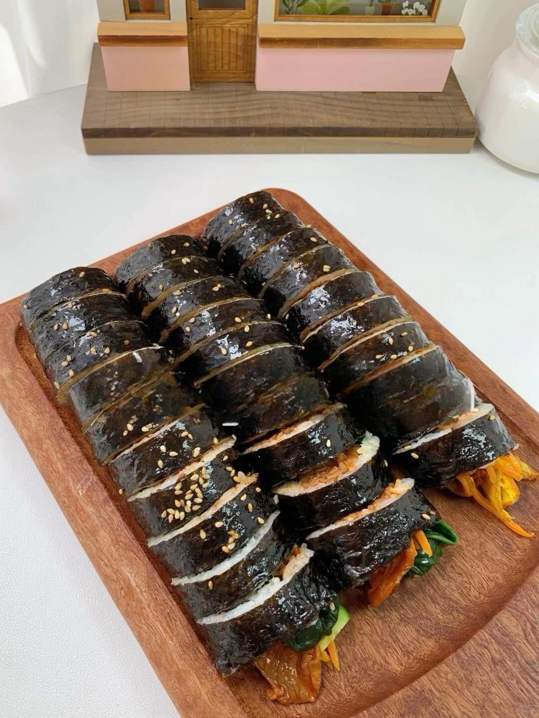 KIMBAP BÒ CAY NGON CHUẨN HÀN 🌯