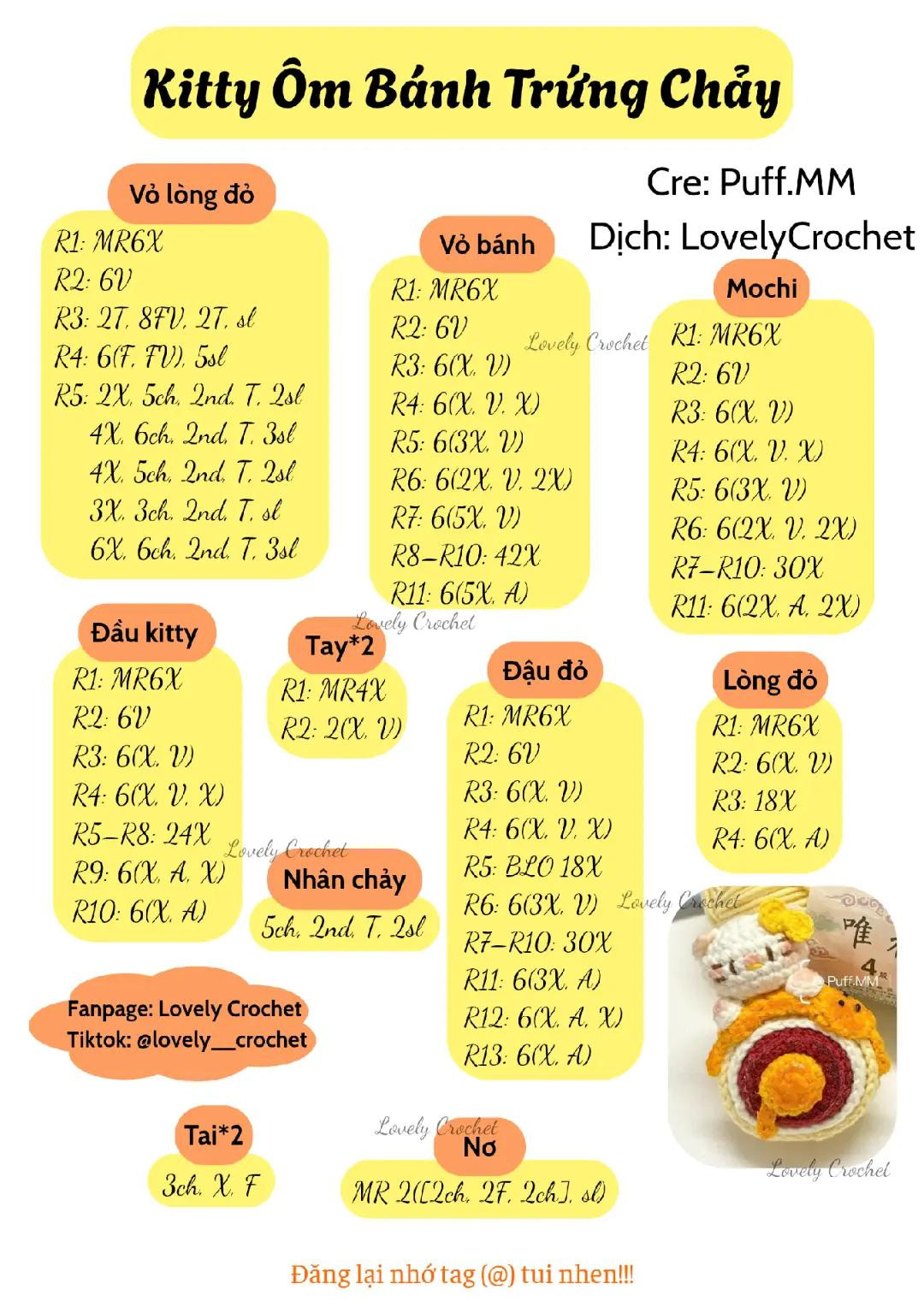 Kitty Ôm Bánh Trứng Chảy