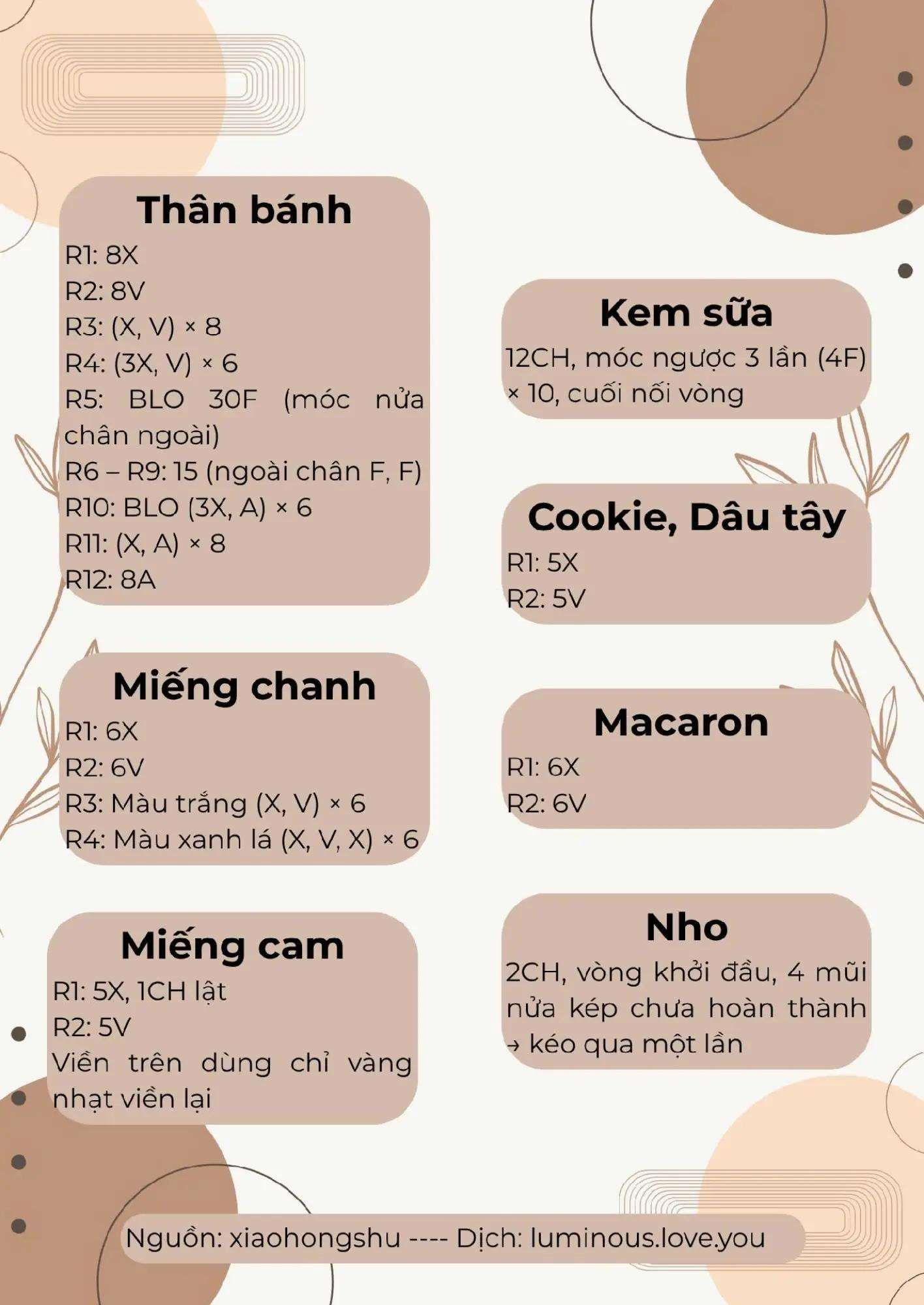 Làm ngay 1 set 6 chiếc bánh màu pastel 🧁🧁