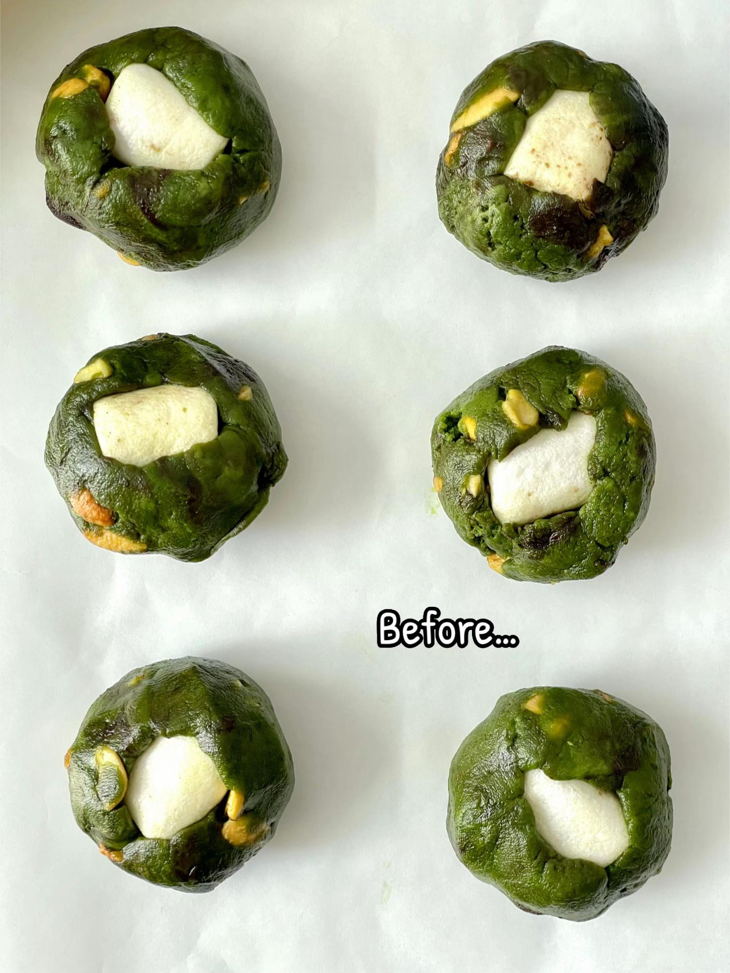 Matcha Chocolate NY cookies