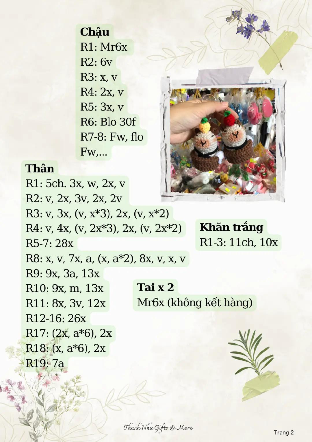Mẫu Móc Len Chuột Lang Nước Dễ Thương: Thiết Kế Thư Giãn Khi Tắm