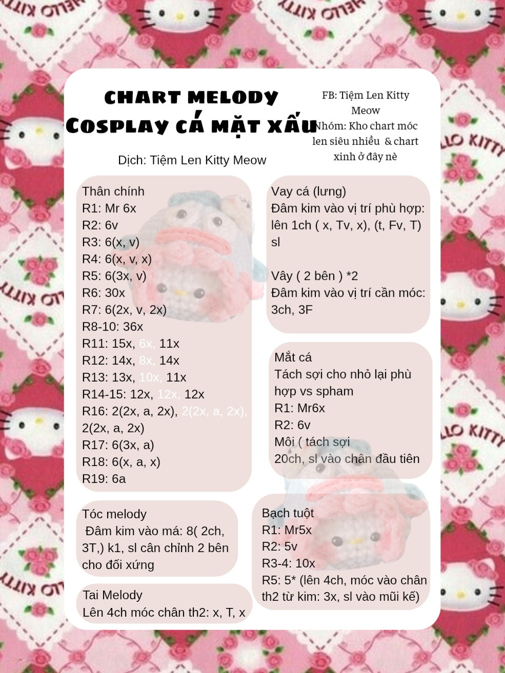 melody cosplay cá mặt xấu