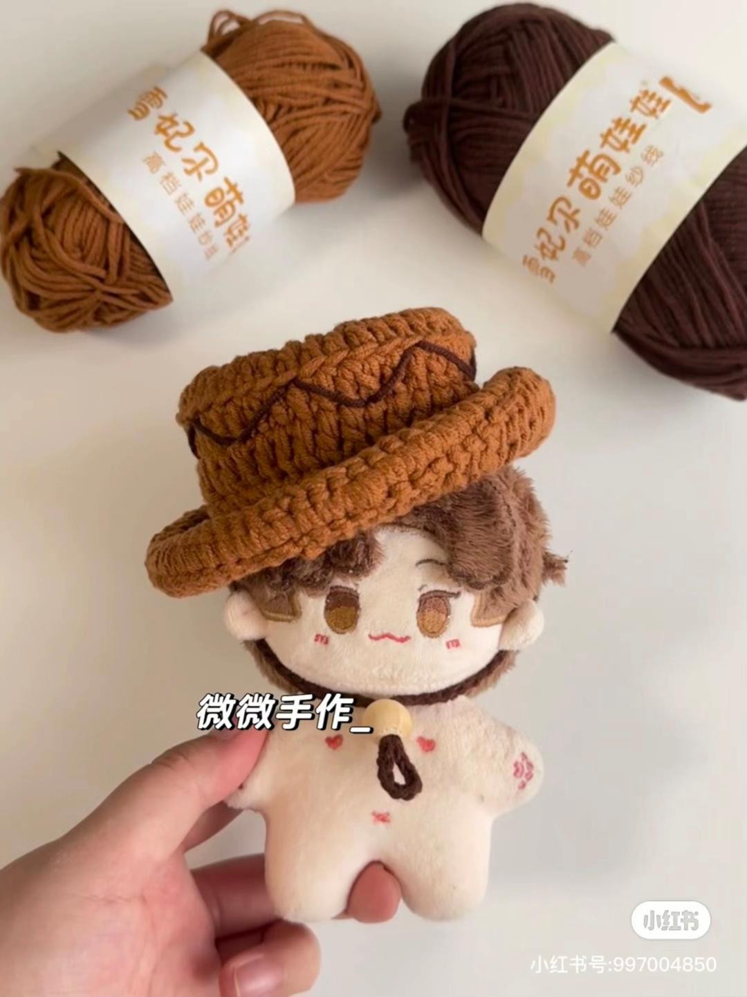 mũ cao bồi doll 10cm