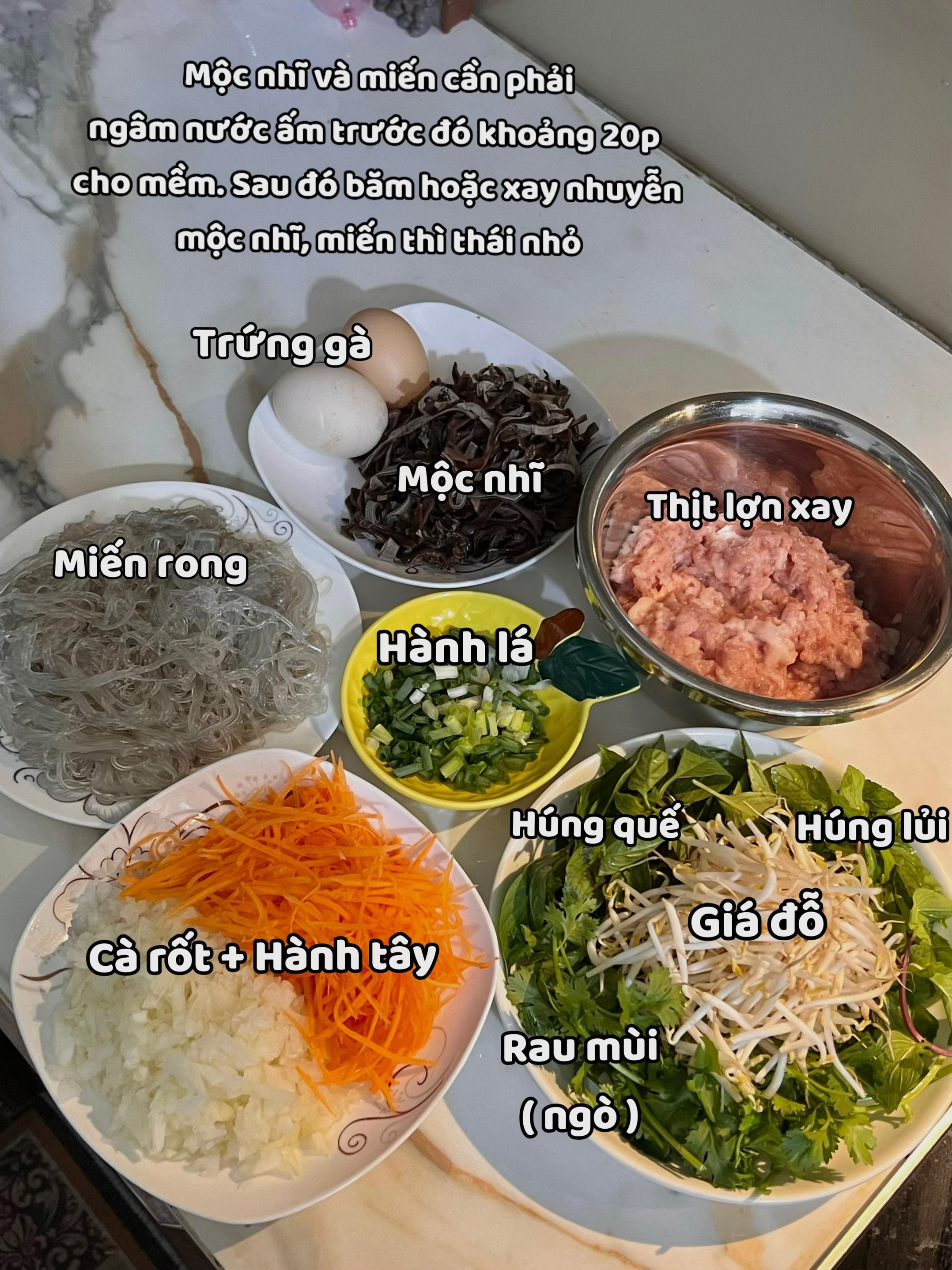 Nem thịt rán chả giò ngon nhức neck