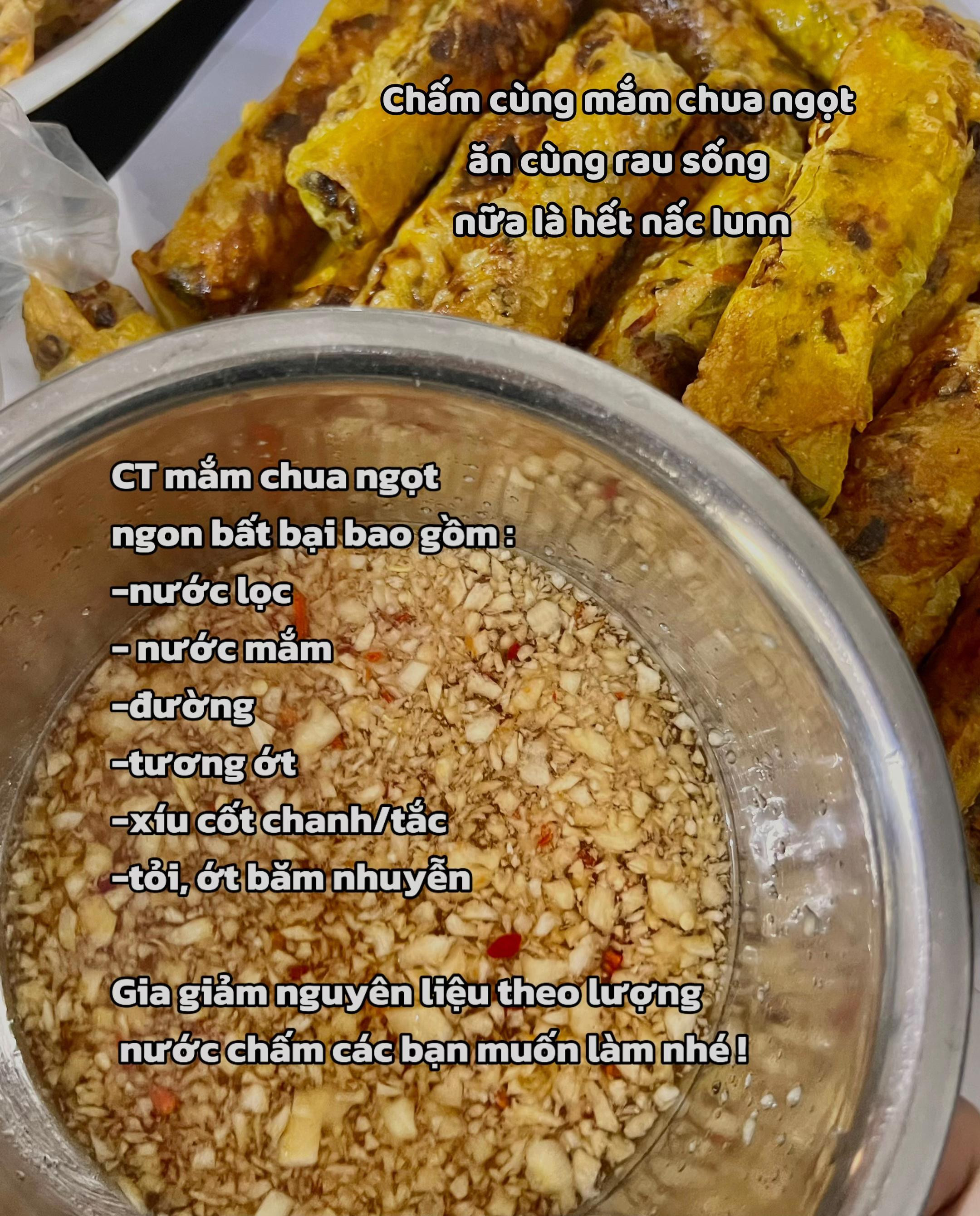 Nem thịt rán chả giò ngon nhức neck