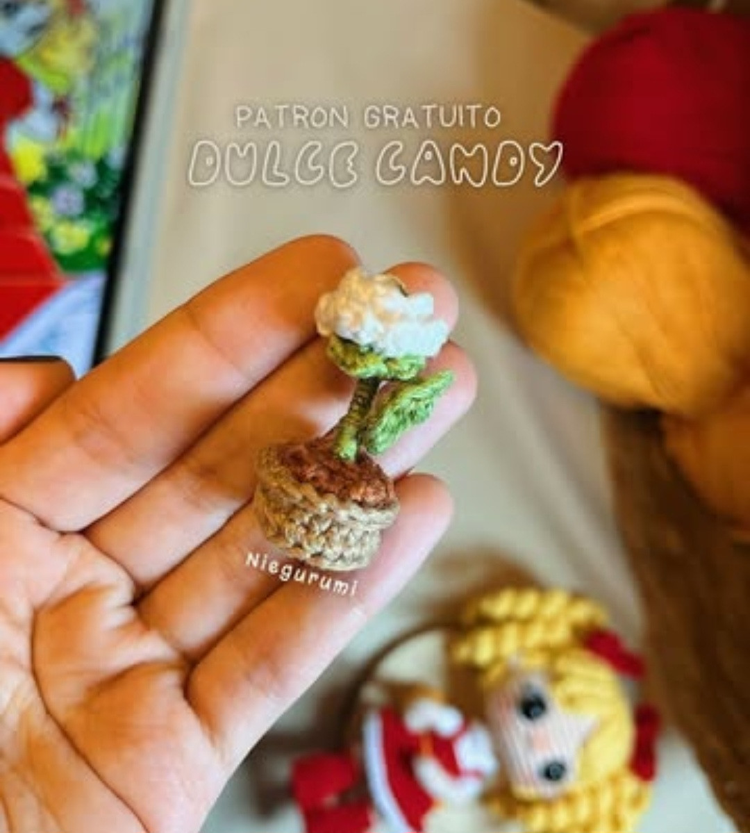 Patrón de Amigurumi de Muñeca Candy Blanca