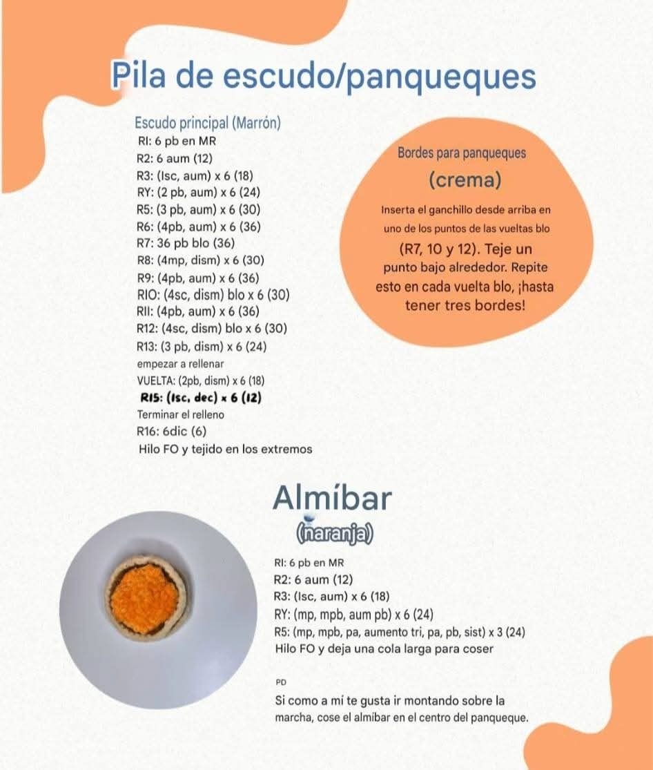 ¡Patrón de amigurumi de tortita voladora gratis para principiantes!