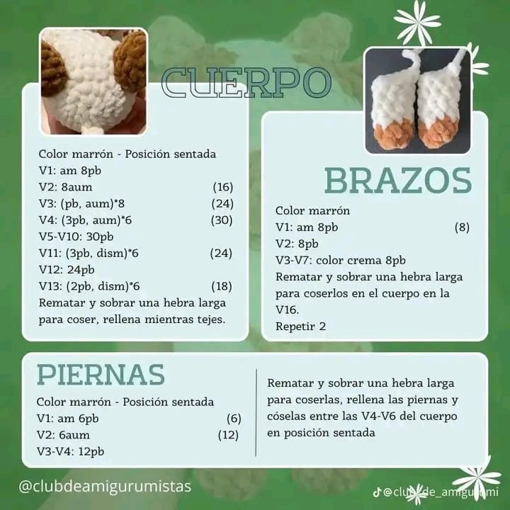 Patrón de amigurumi gratis: Vaquita adorable para tejer