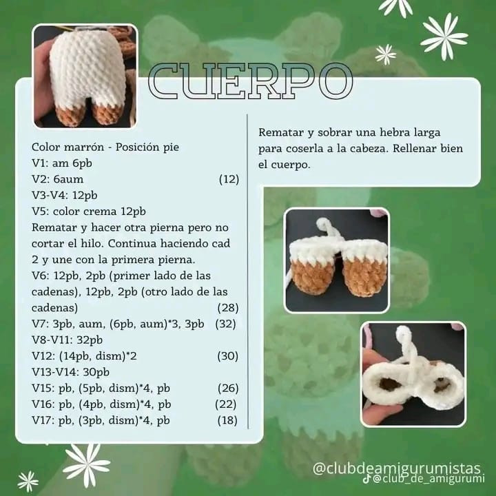 Patrón de amigurumi gratis: Vaquita adorable para tejer