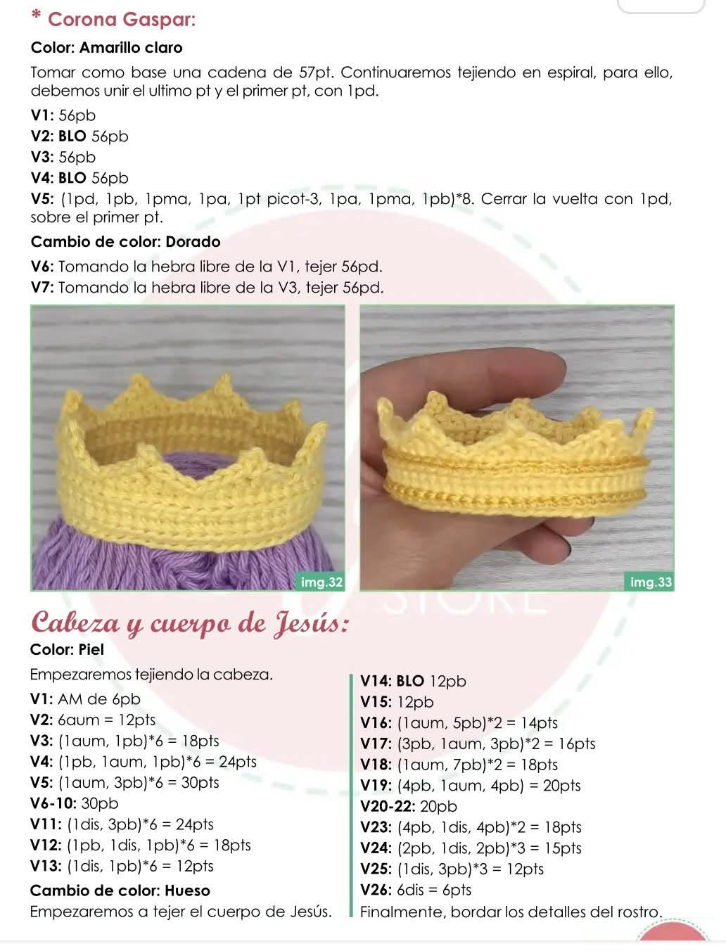 Patrón de Amigurumi: Mini Nacimiento Navideño en Crochet