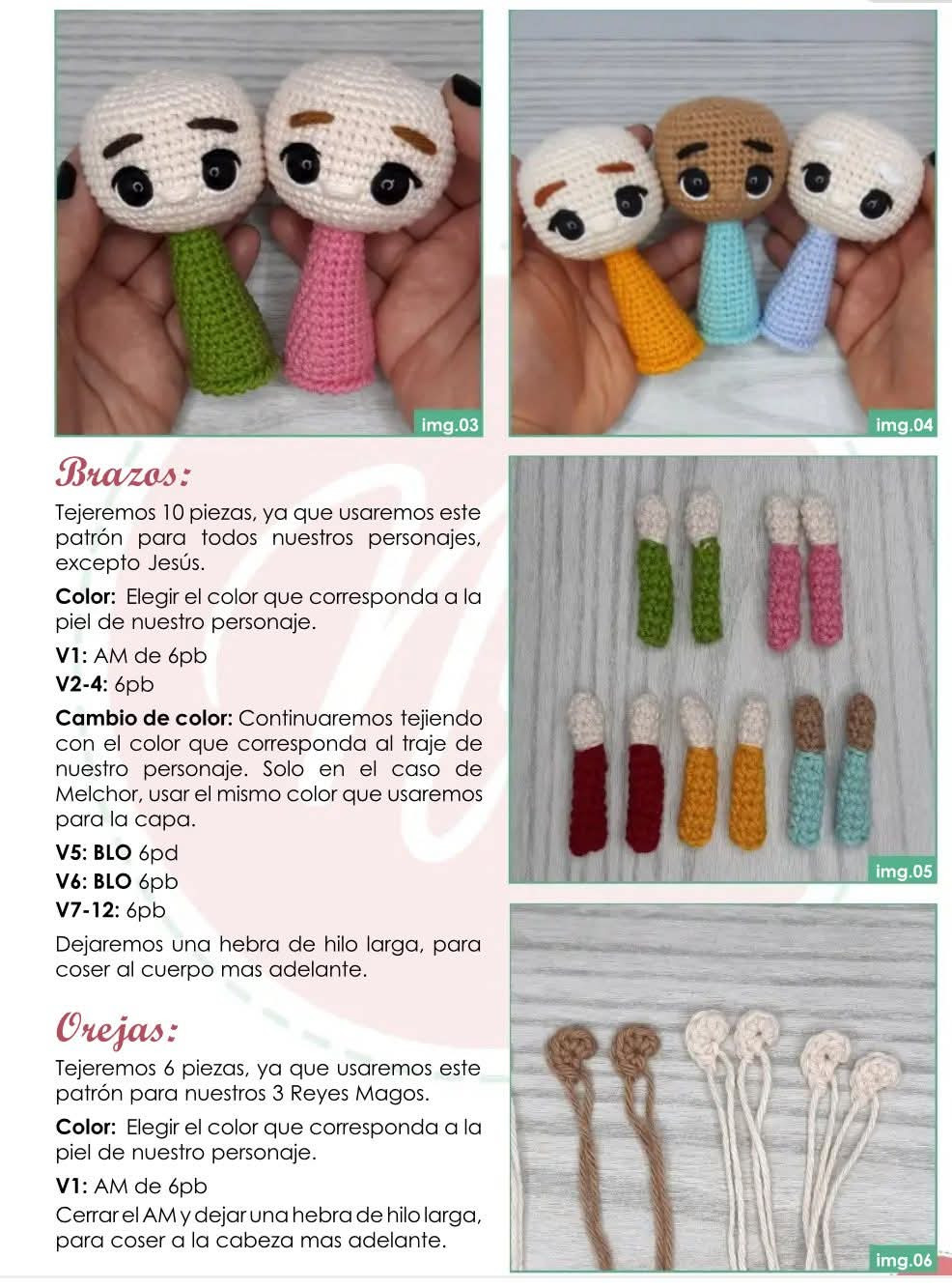 Patrón de Amigurumi: Mini Nacimiento Navideño en Crochet