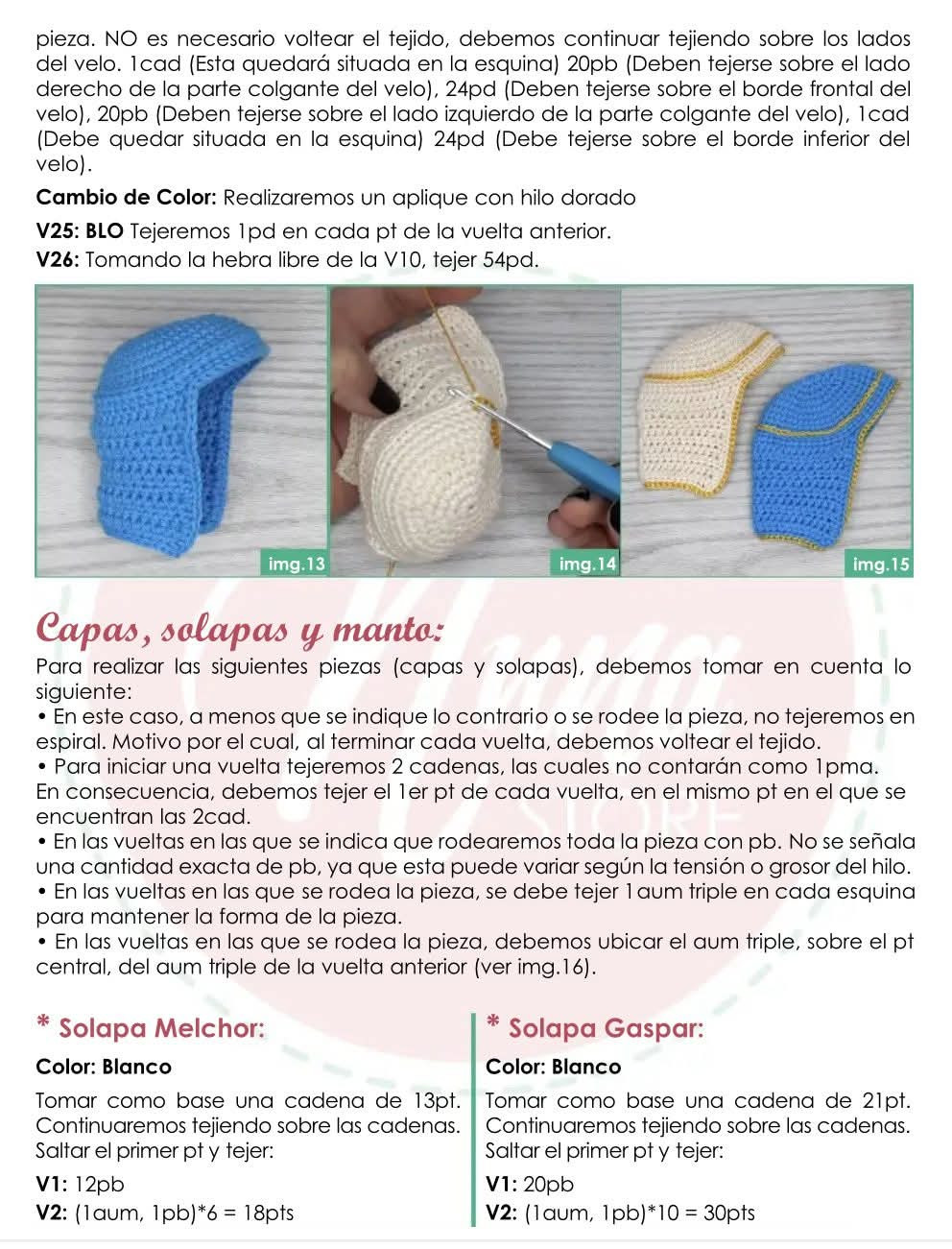 Patrón de Amigurumi: Mini Nacimiento Navideño en Crochet