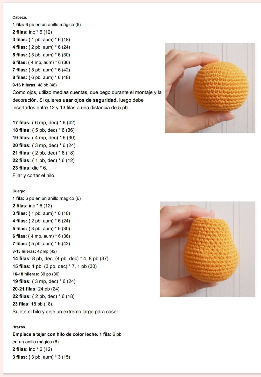 Patrón de amigurumi: Tigre adorable para principiantes