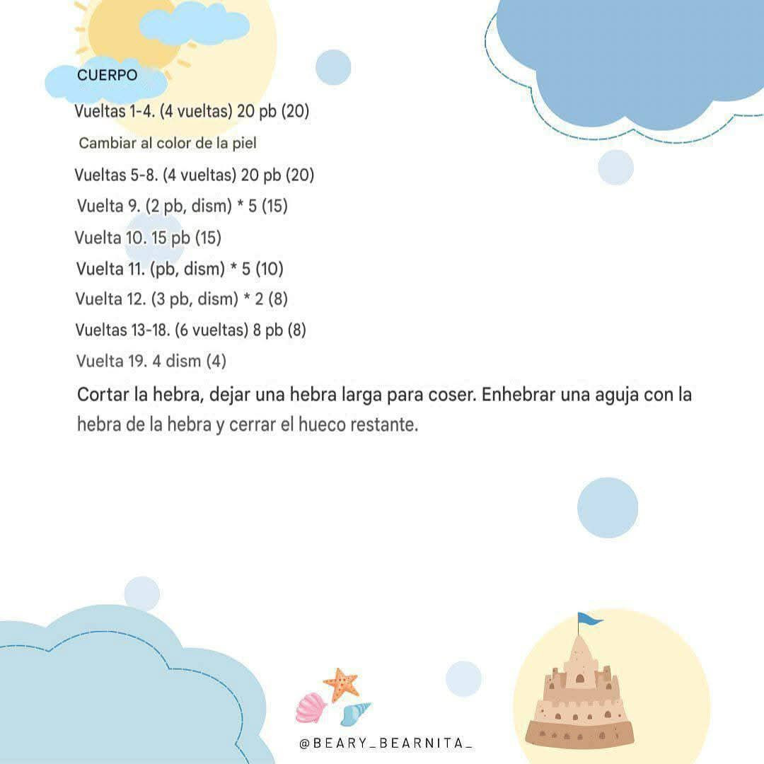 Patrón de muñeco de crochet gratis inspirado en pirata