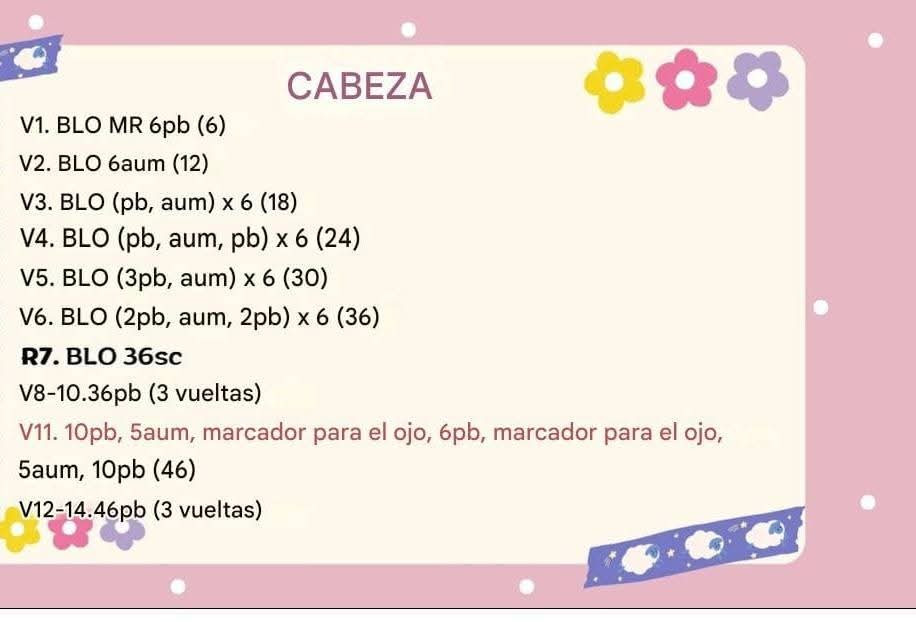 Patrón de muñecos ovejitas adorables a crochet