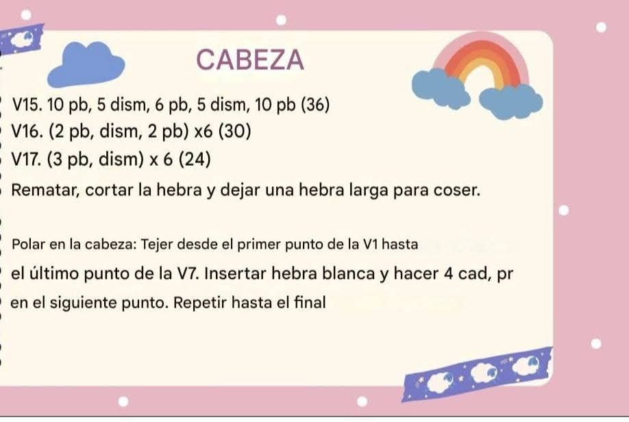 Patrón de muñecos ovejitas adorables a crochet
