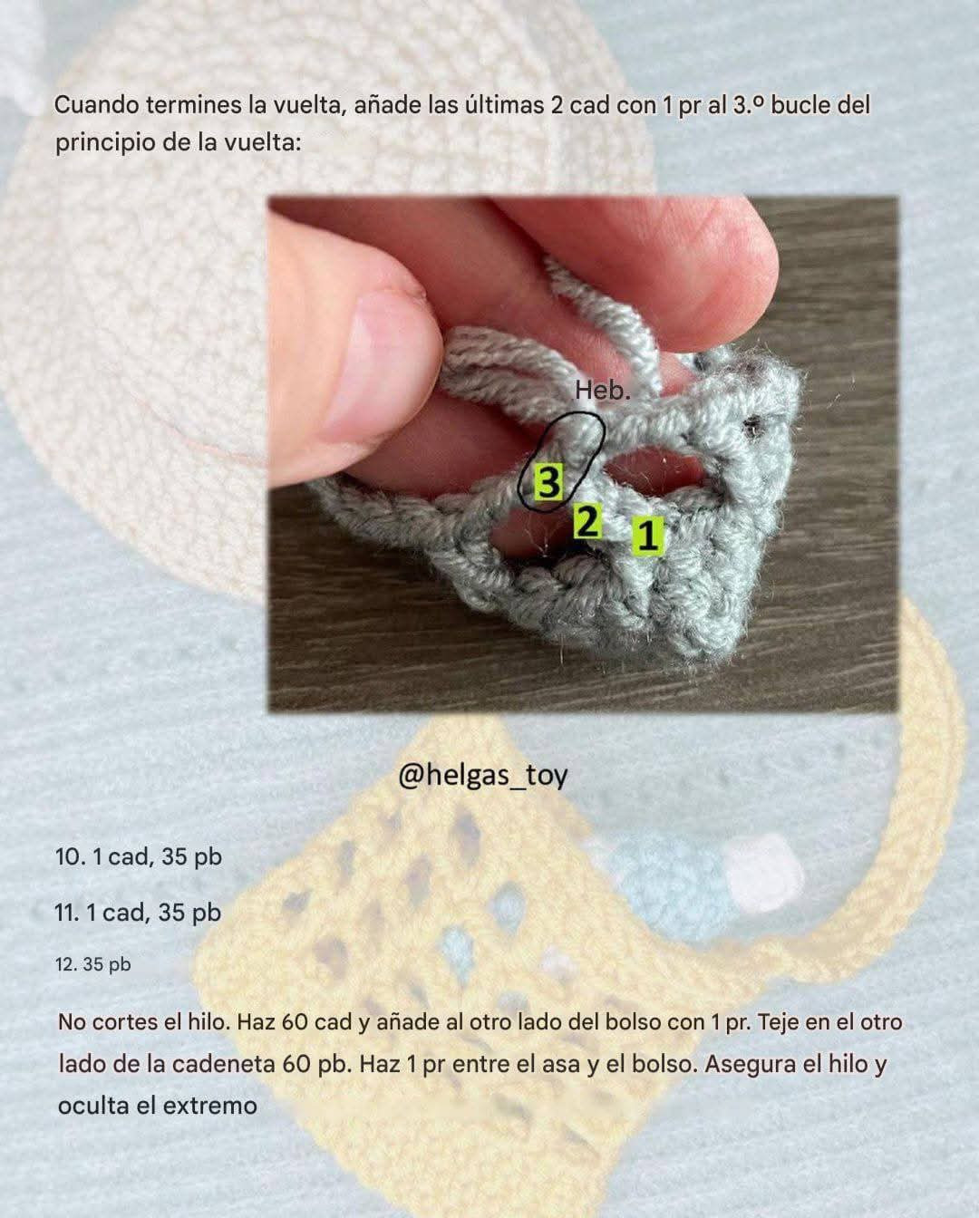 Patrón de Sombrero y Bolsa de Ganchillo Gratis
