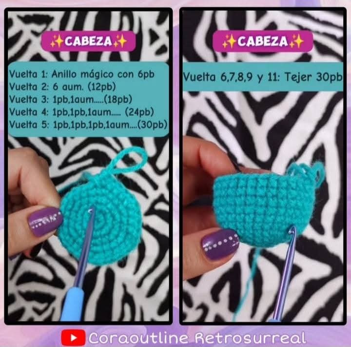 Patrón Gratuito Llavero Dinosaurio Amigurumi para Principiantes