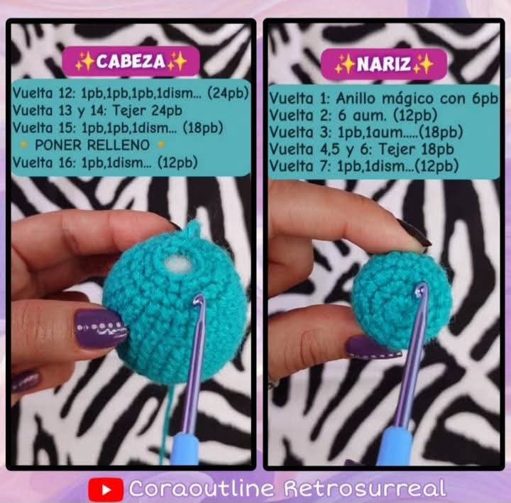 Patrón Gratuito Llavero Dinosaurio Amigurumi para Principiantes