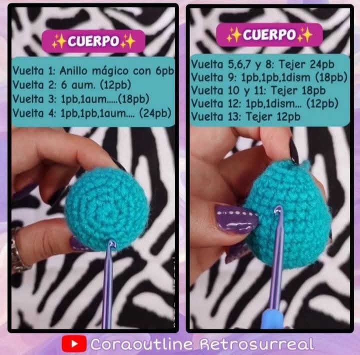 Patrón Gratuito Llavero Dinosaurio Amigurumi para Principiantes