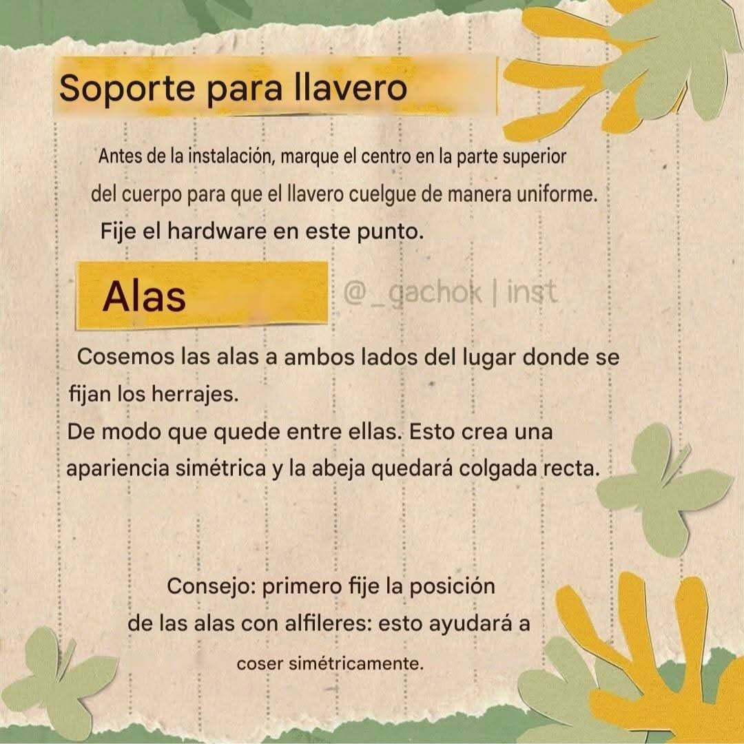 Patrón gratuito para hacer llavero de abeja a crochet
