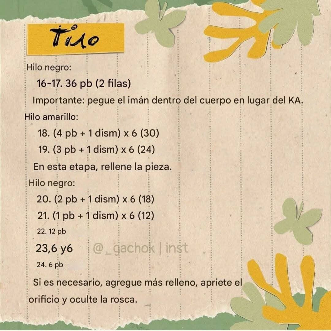 Patrón gratuito para hacer llavero de abeja a crochet