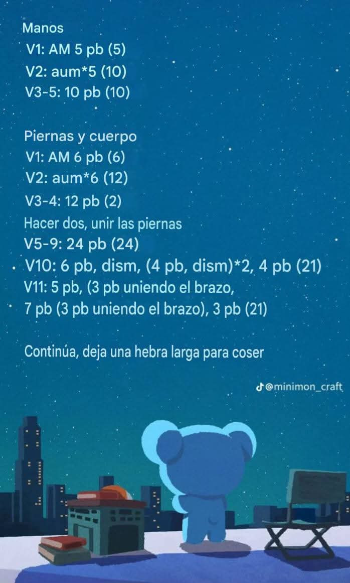 Patrones de crochet para KOYA y TATA de BT21