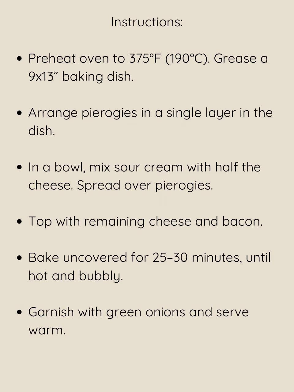 Pierogi Casserole