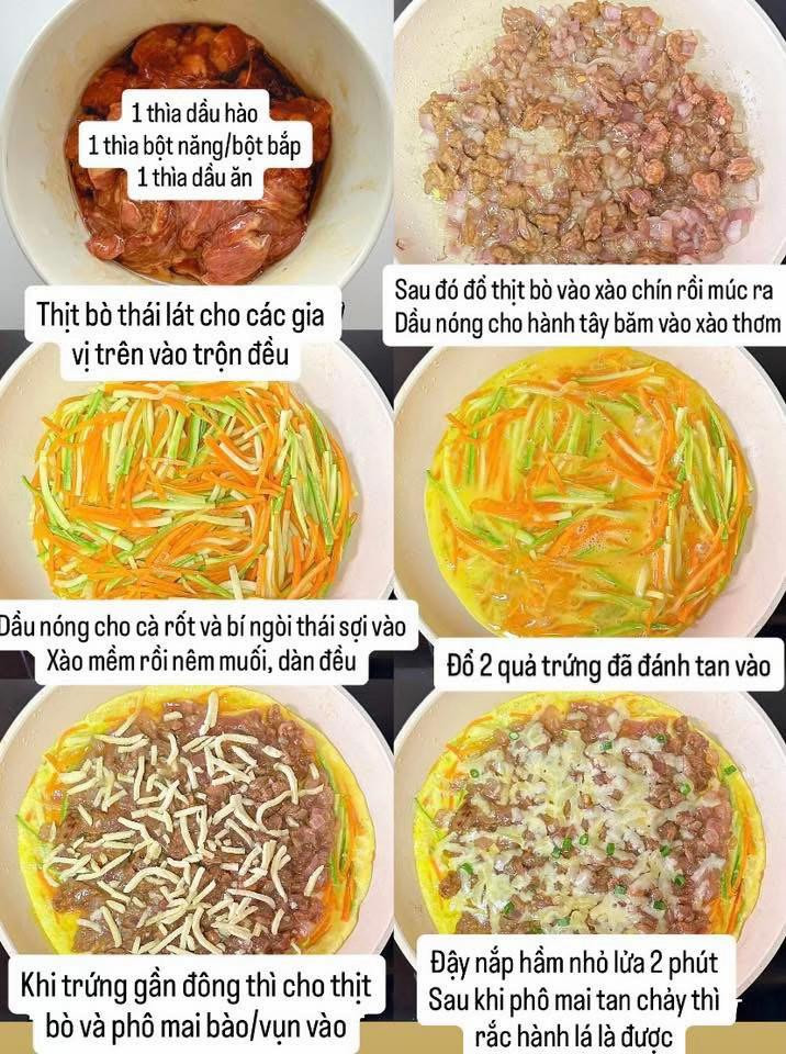🍕 PIZZA TRỨNG THỊT BÒ RAU CỦ - SIÊU NGON, SIÊU TỐC! 😋