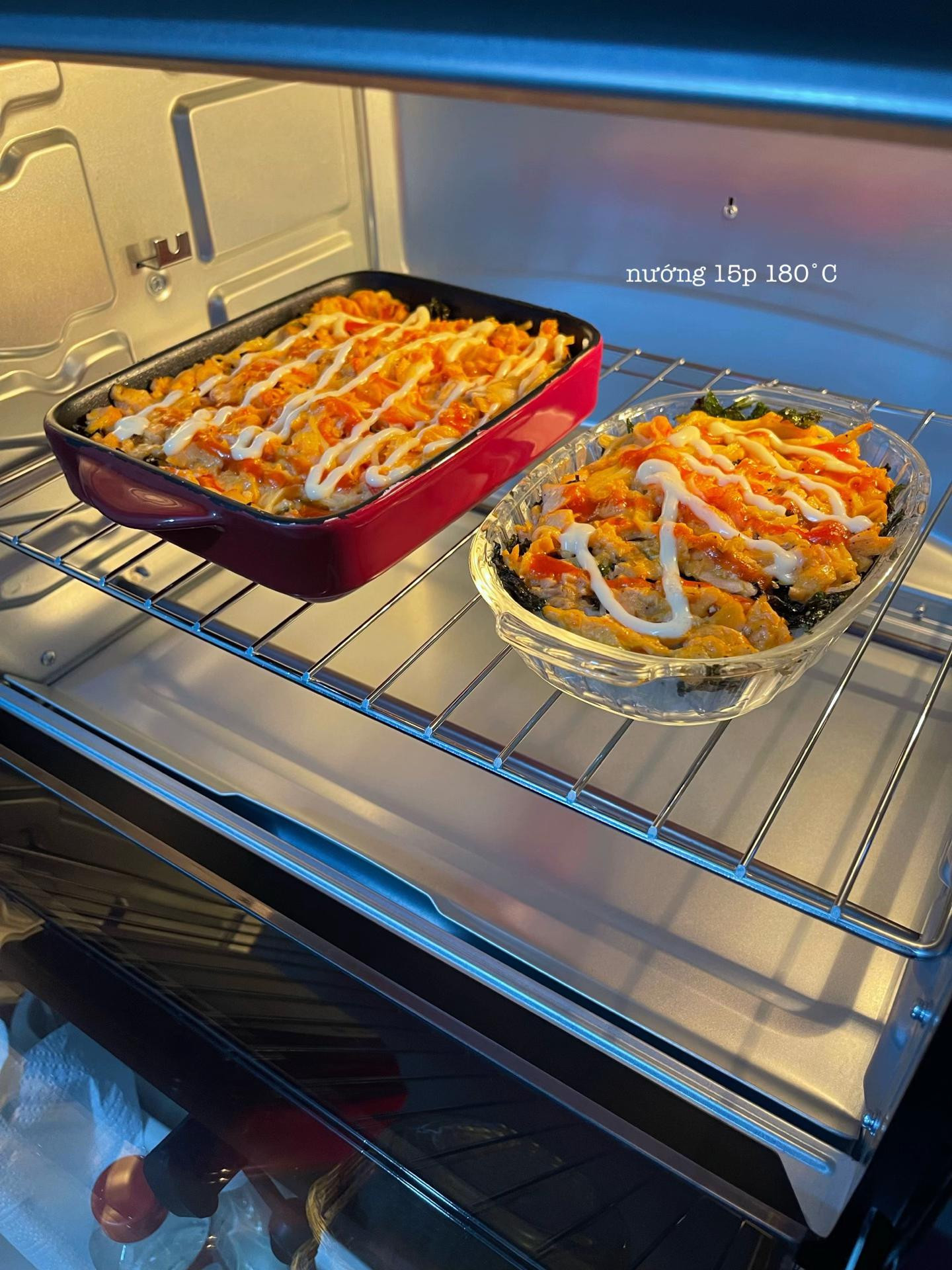 Salmon sushi bake ♡