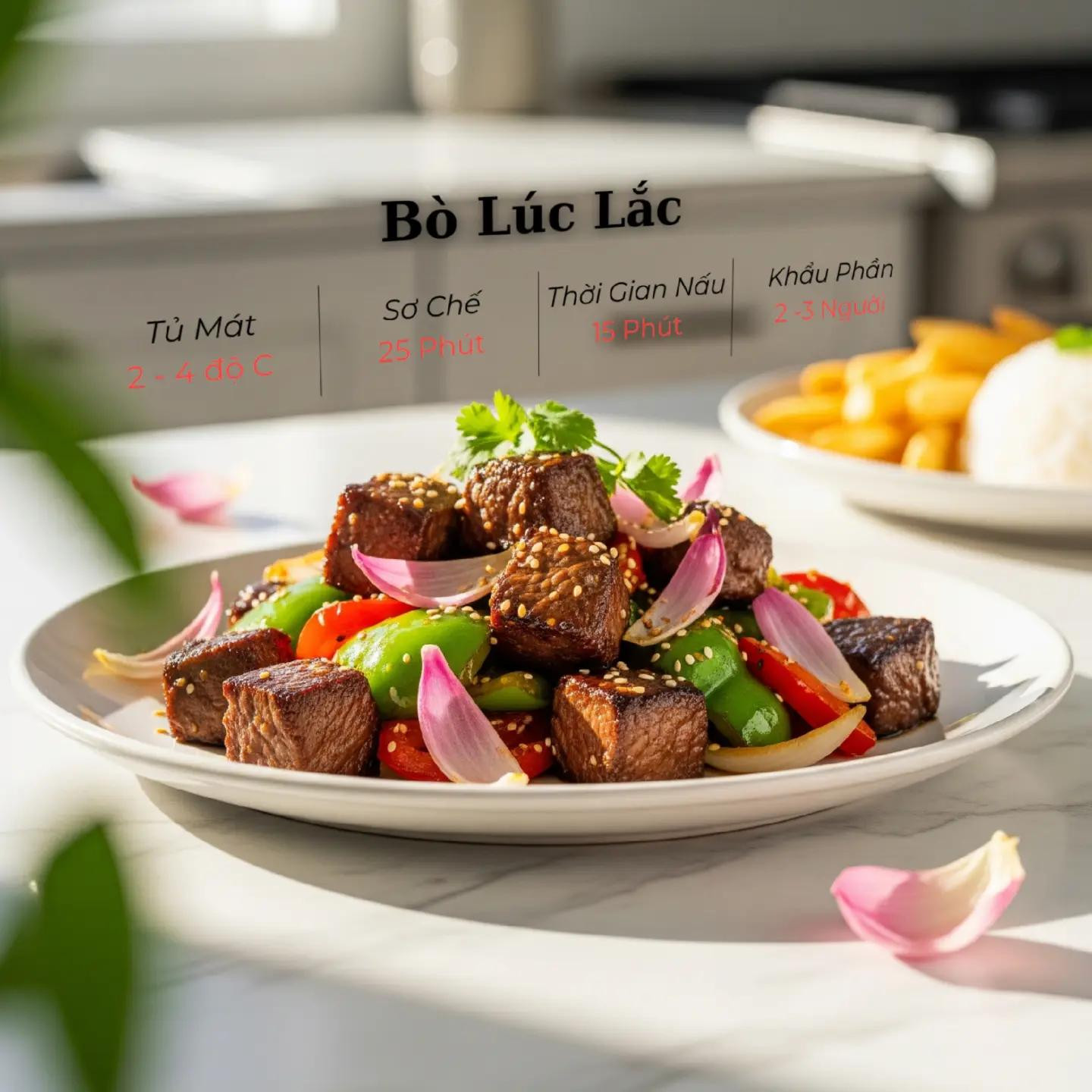 Sáu siêu phẩm món Bò. 
1. Bò lúc lắc. 
2. Bò nhúng dấm. 
3. Bò cuốn hành tây. 
4. Bò xào súp lơ. 
5. Bò nướng lá lốt. 
6. Canh khoai tây hầm bò. 

Trên đây là sáu món ăn từ thịt bò, rất dễ làm mà hương vị thì thơm ngon bổ dưỡng.