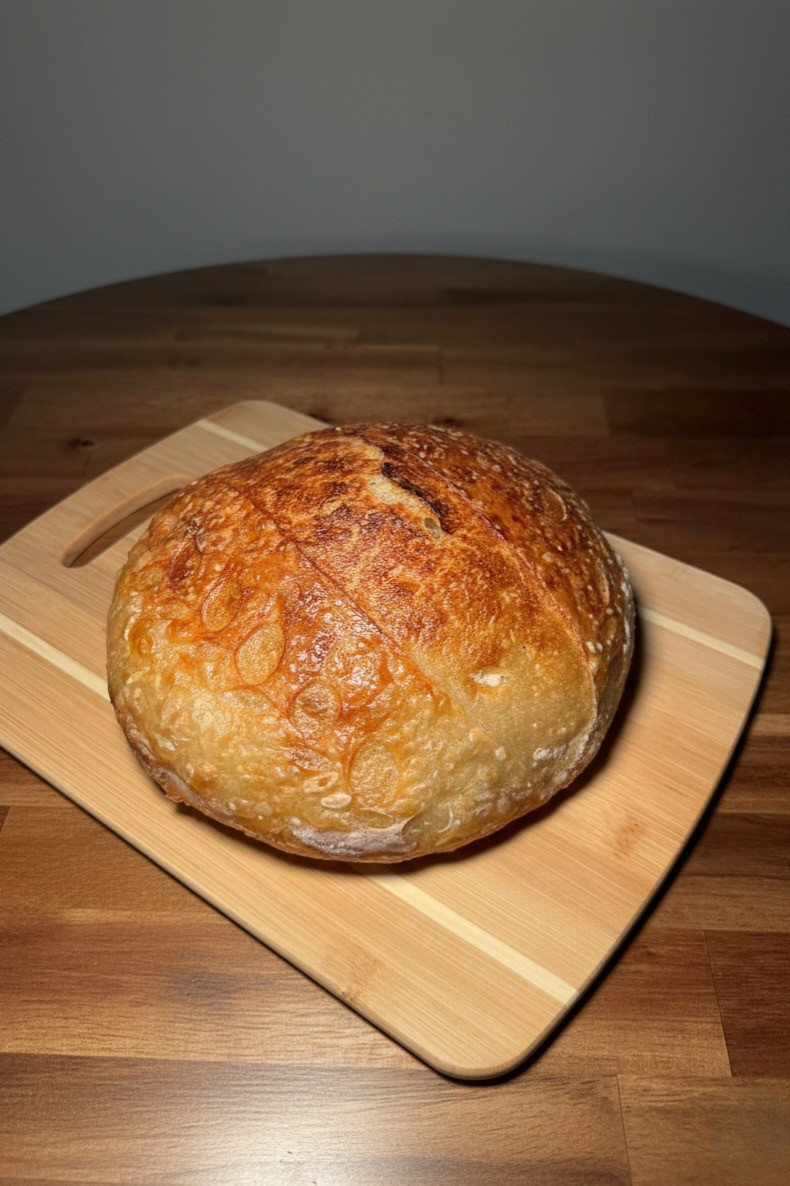 Simple sourdough recipe (800g loaf)