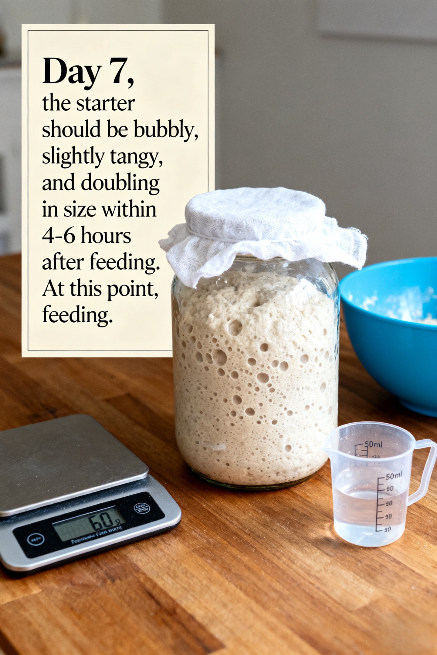 Sourdough Starter Instructions ⬇️