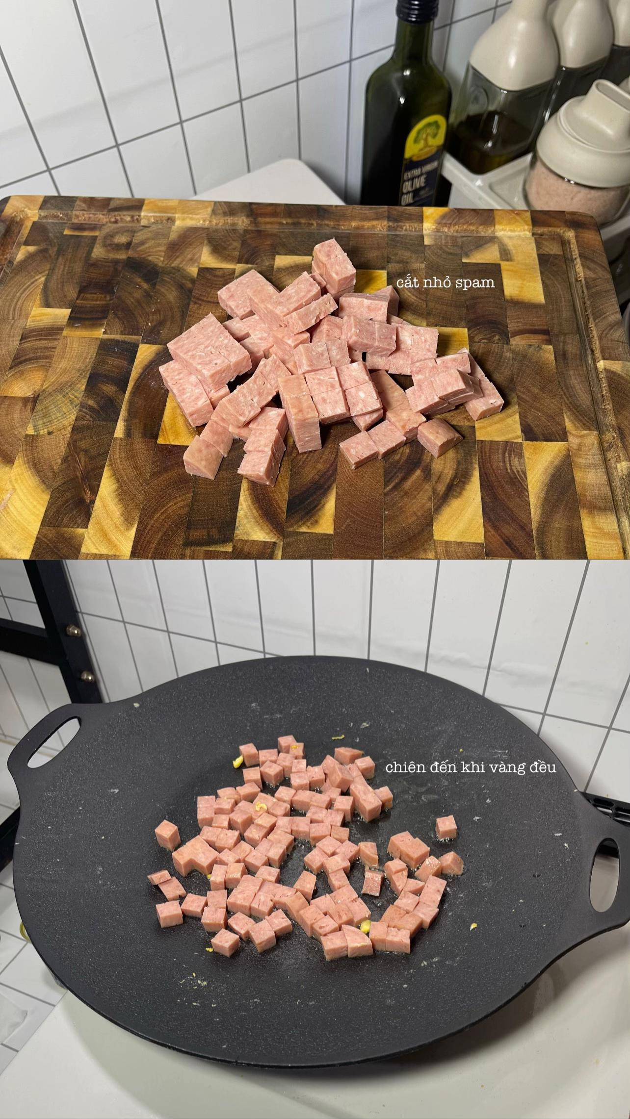 𝑪𝒐̛𝒎 𝒍𝒖̛𝒐̛̀𝒊 𝒄𝒉𝒐 𝒏𝒈𝒂̀𝒚 𝒉𝒐𝒏𝒈 𝒃𝒊𝒆̂́𝒕 𝒂̆𝒏 𝒈𝒊̀ 👩🏻‍🍳
Spam musubi rice bowl ✿