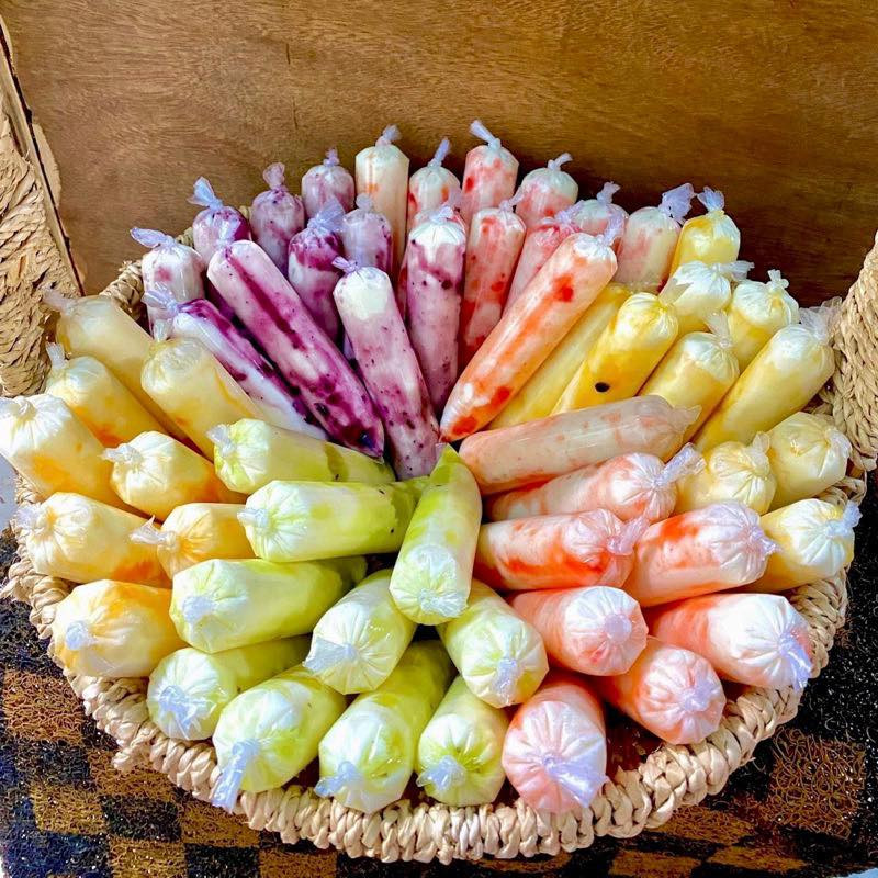 Sữa Chua Túi Mứt Hoa Quả Mát Lạnh Thơm Ngon