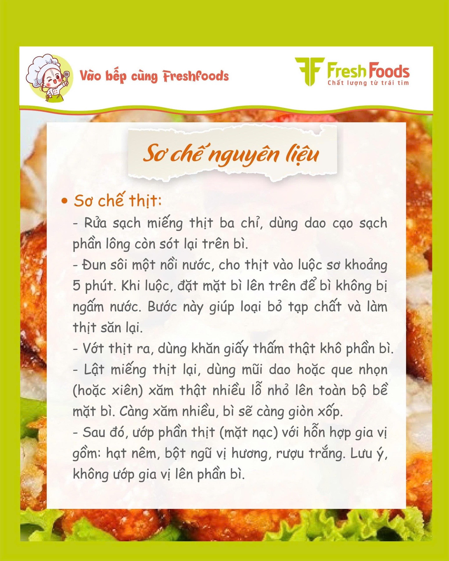 Thịt Heo Quay Giòn Bì
