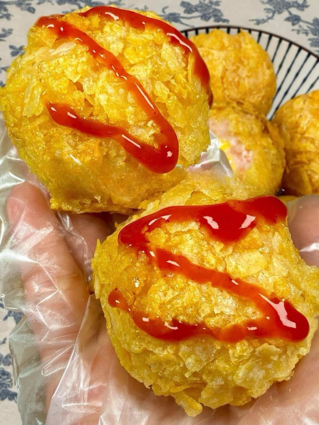 TÔM VIÊN PHÔ MAI CHIÊN GIÒN 🦐