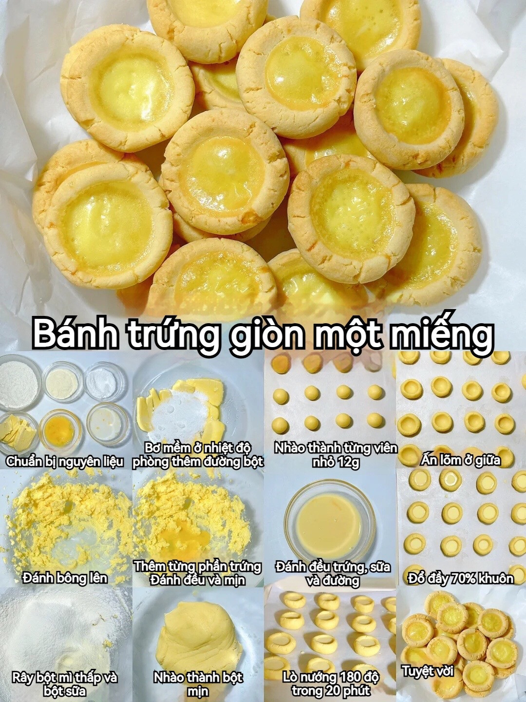 Tổng hợp 12 cách làm bánh ngon tuyệt
