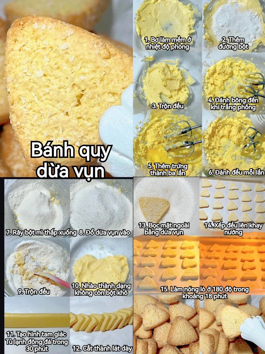 Tổng hợp 12 cách làm bánh ngon tuyệt